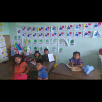 niños ngobe en el aula