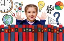 niña con libros